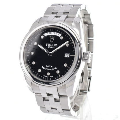 Tudor Glamour Day Date Automatic Stainless Steel with Diamonds 39