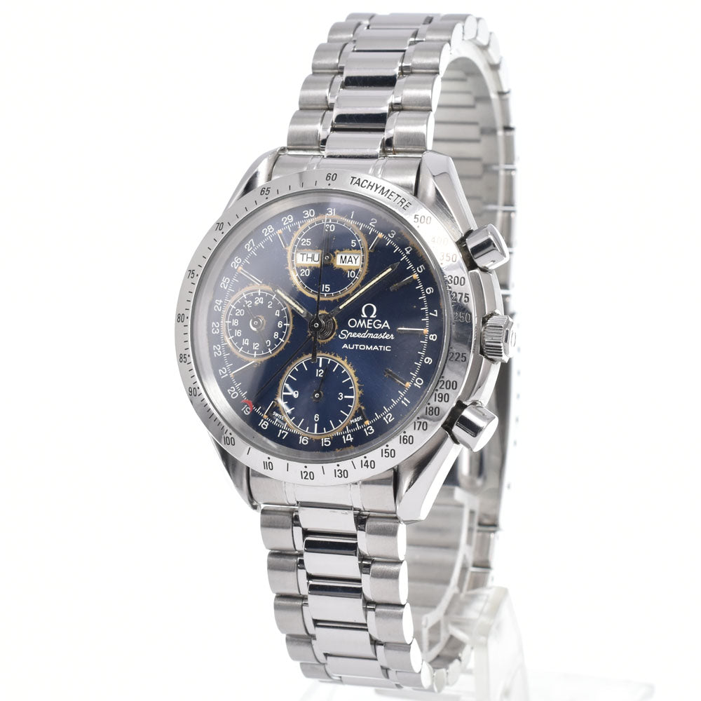 Omega Speedmaster Triple Calendar Chronograph Automatic Stainless Steel 39