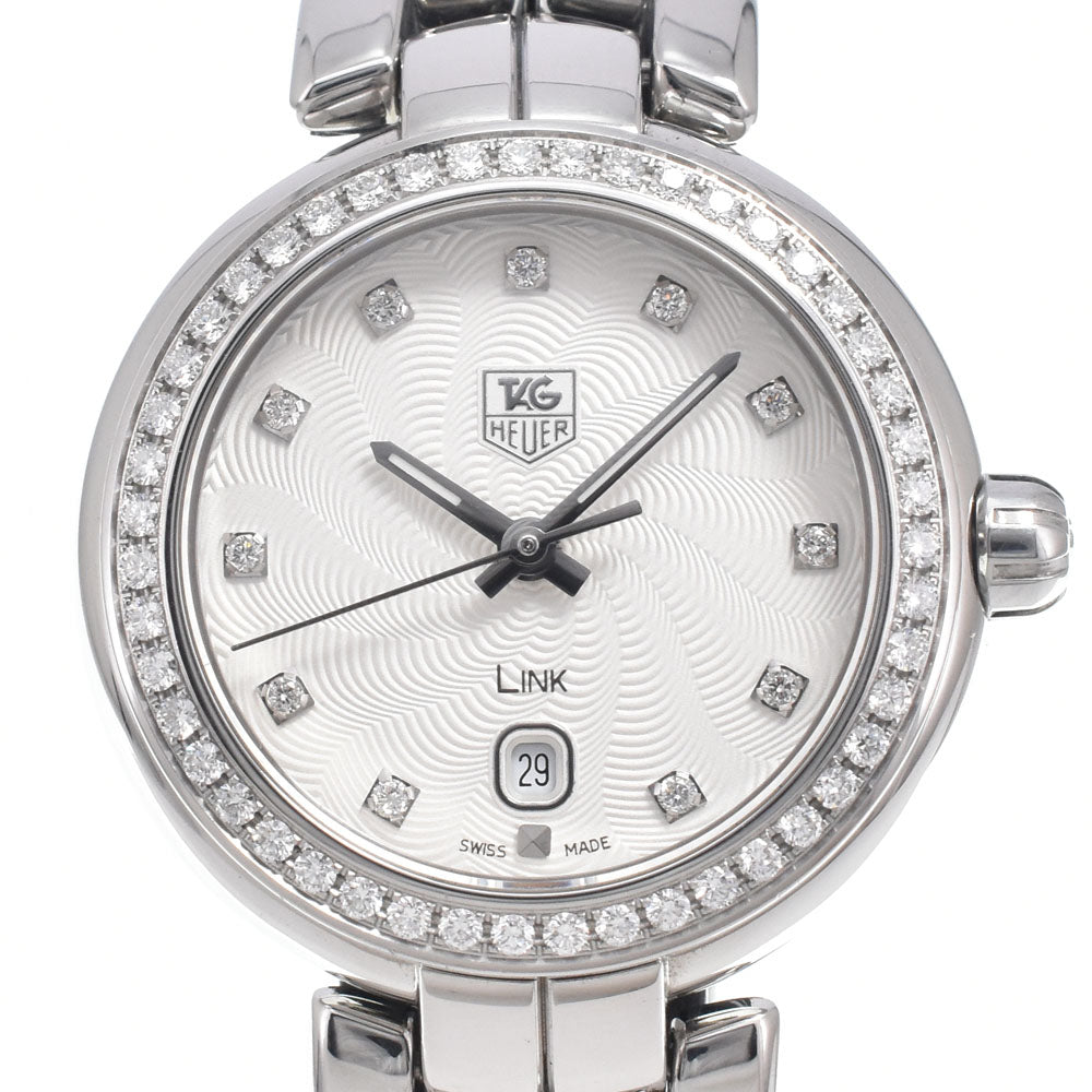 Tag Heuer Link Quartz Stainless Steel with Diamond Bezel and Markers 29