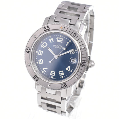 Hermes Clipper Quartz Stainless Steel 36