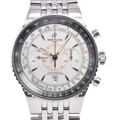 Breitling Navitimer Montbrillant Chronograph Automatic Stainless Steel and Leather 38
