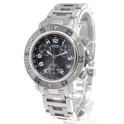 Hermes Clipper Diver Chronograph Quartz Stainless Steel 33
