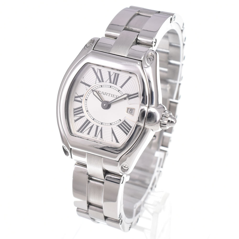Cartier Roadster Quartz Stainless Steel with Mother of Pearl 31