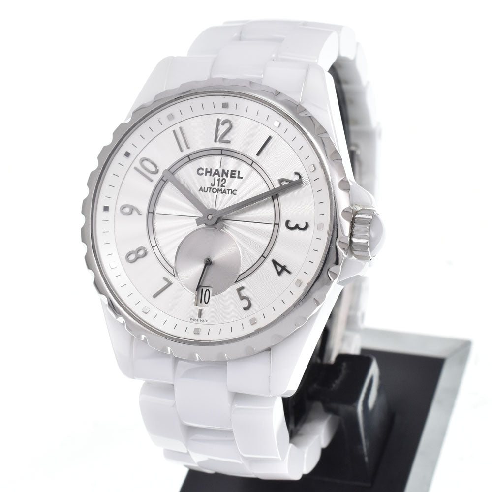 Chanel J12-365 Automatic Ceramic with Beige Gold Bezel 36