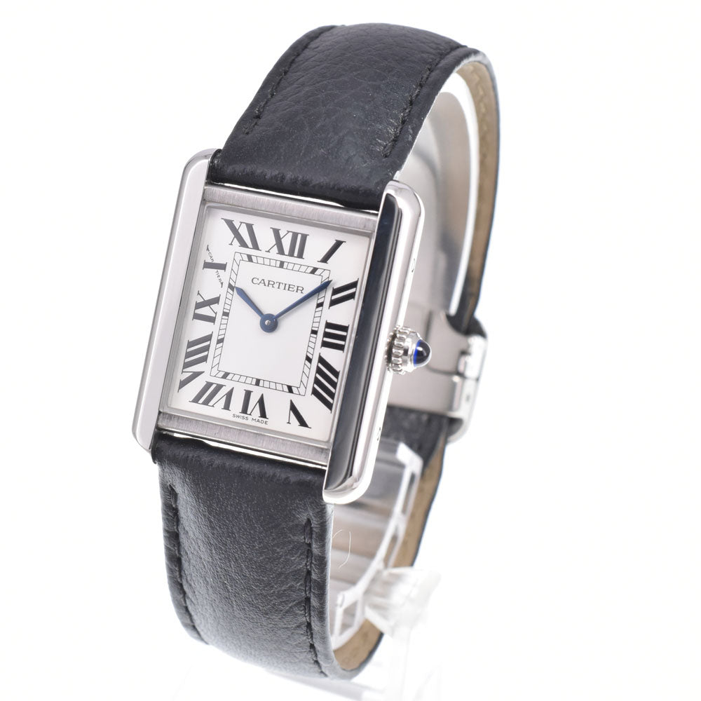 Cartier Must de Cartier Tank Quartz Stainless Steel and Leather 25