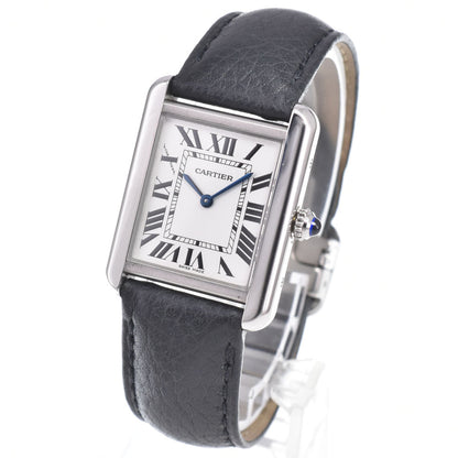 Cartier Must de Cartier Tank Quartz Stainless Steel and Leather 25