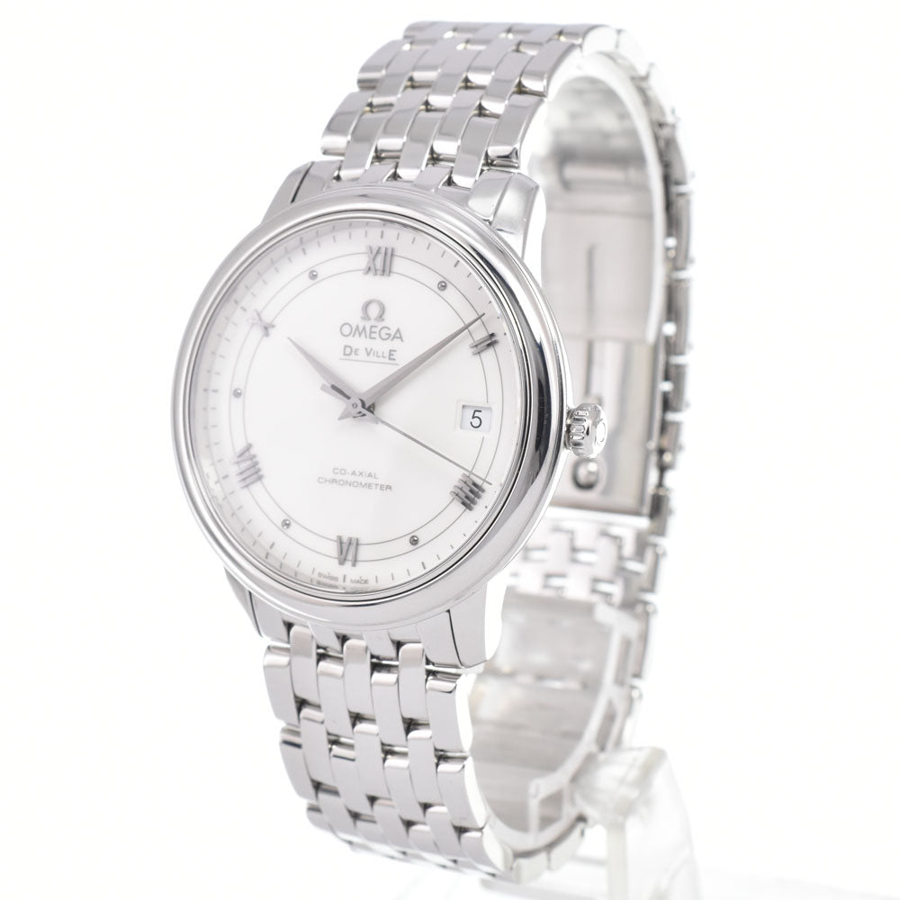 Omega De Ville Prestige Co-Axial Chronometer Automatic Stainless Steel and Mother of Pearl 32