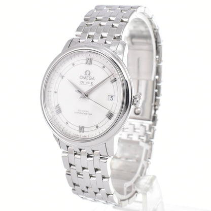 Omega De Ville Prestige Co-Axial Chronometer Automatic Stainless Steel and Mother of Pearl 32