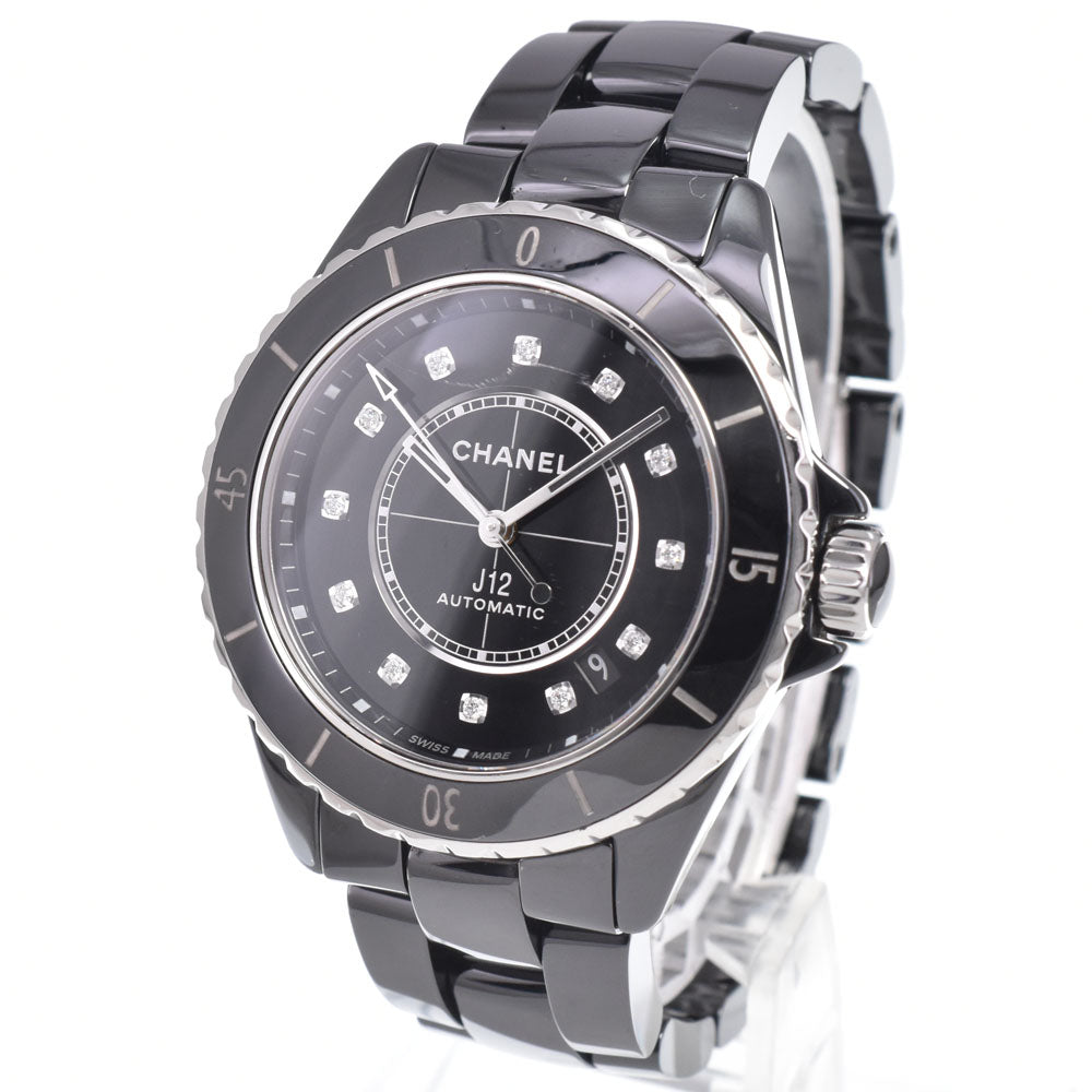 Chanel J12 Automatic Ceramic and Stainless Steel with Diamond Markers 38