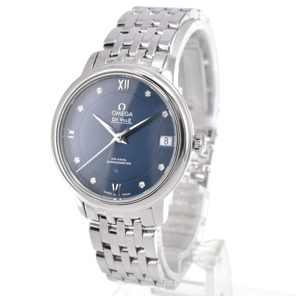 Omega De Ville Prestige Co-Axial Chronometer Automatic Stainless Steel with Diamond Markers 33
