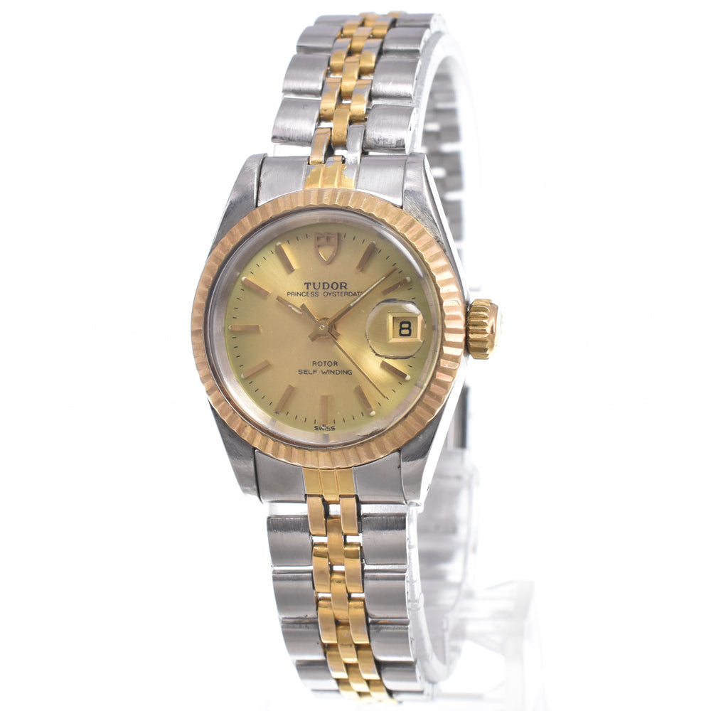 Tudor Princess Oyster Date Automatic Stainless Steel and 18K Yellow Gold 25