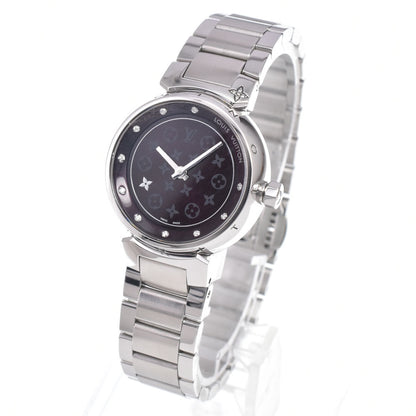 Louis Vuitton Tambour Quartz Stainless Steel 28
