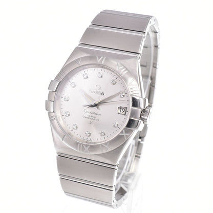 Omega Constellation Co-Axial Chronometer Automatic Stainless Steel with Diamond Markers 35