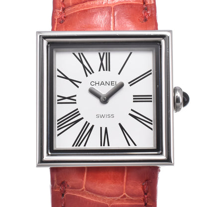 Chanel Vintage Mademoiselle Quartz Leather & steel Product Image
