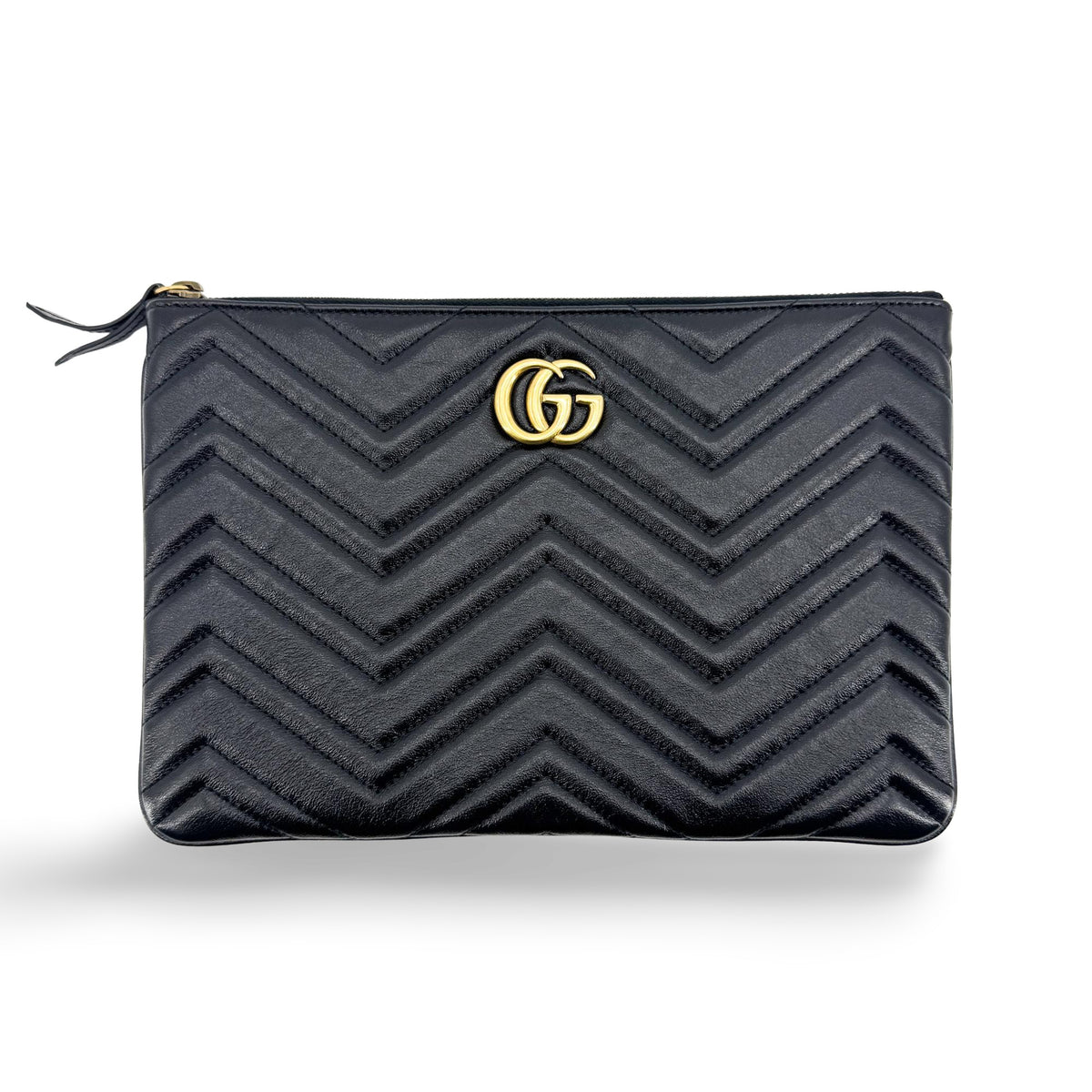Gucci GG Marmont Pouch Matelasse Leather Product Image