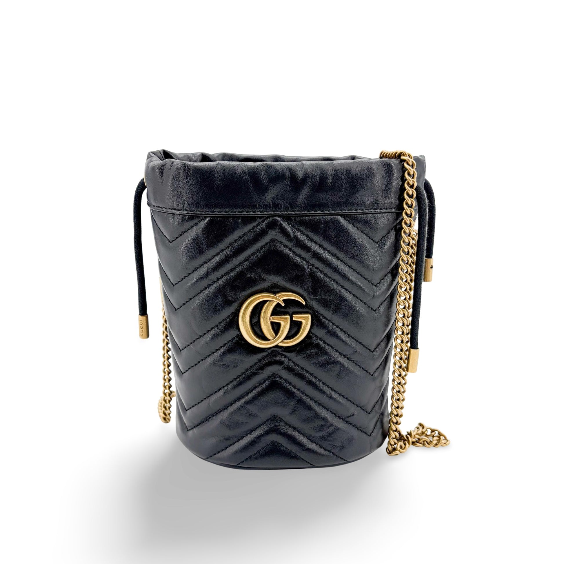 Gucci GG Marmont Bucket Matelasse Leather Mini