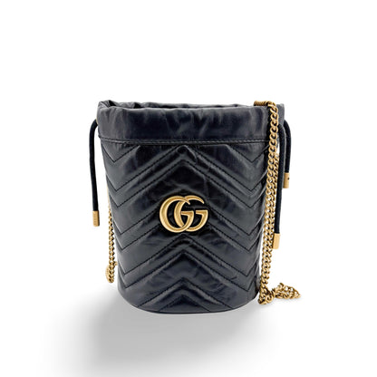 Gucci GG Marmont Bucket Matelasse Leather Mini