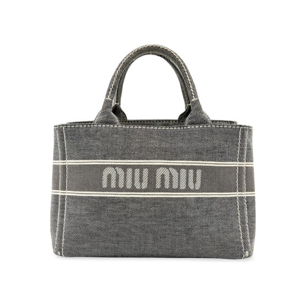 Miu Miu My Logo Leather Small