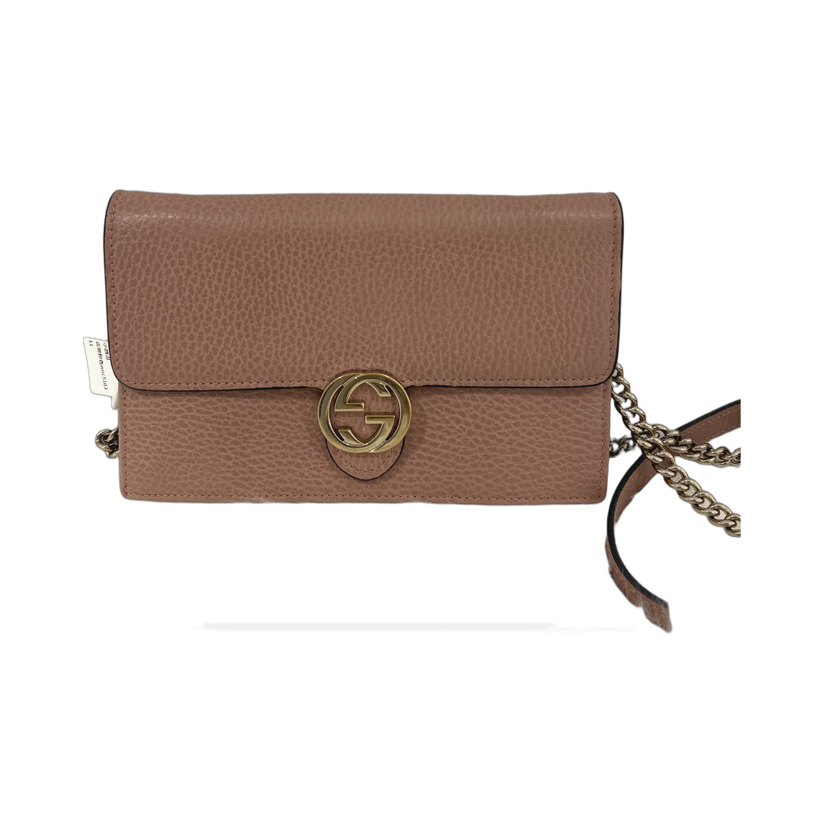 Gucci Interlocking Wallet on Chain Leather Medium