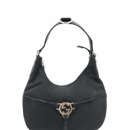 Gucci Reins Web Hobo Canvas Medium