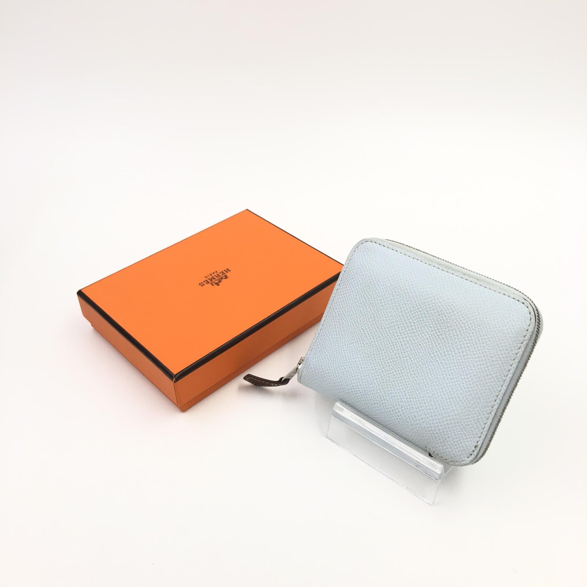 Hermes Azap Zip Around Silk'in Epsom Long