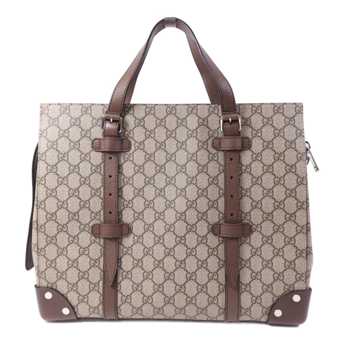 Gucci Belted Tote GG Coated Canvas Medium