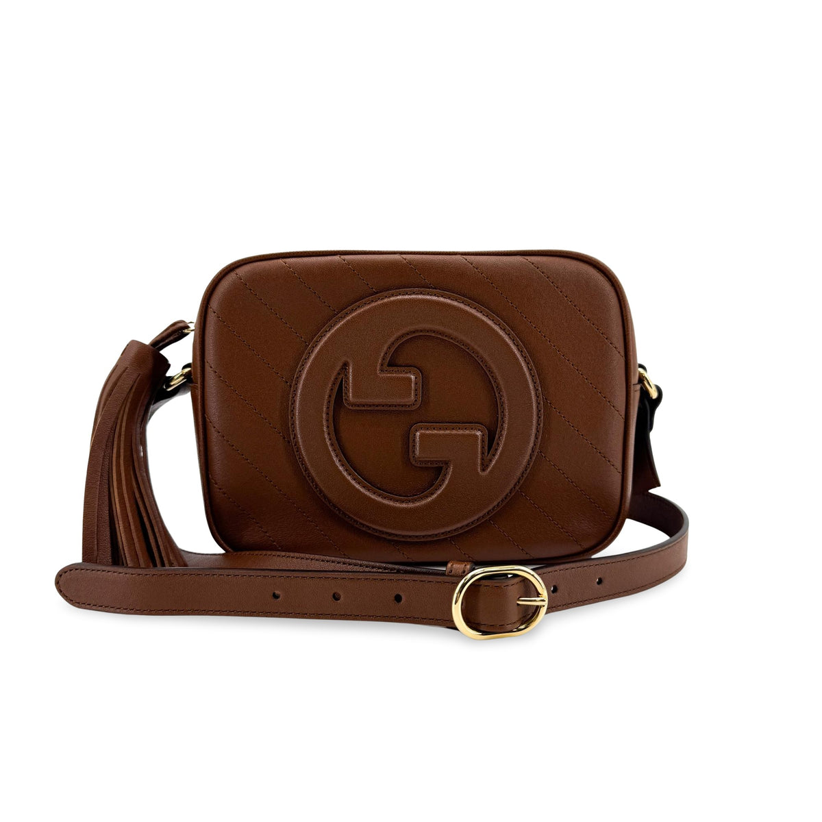 Gucci Blondie NM Camera Diagonal Quilted Leather Small