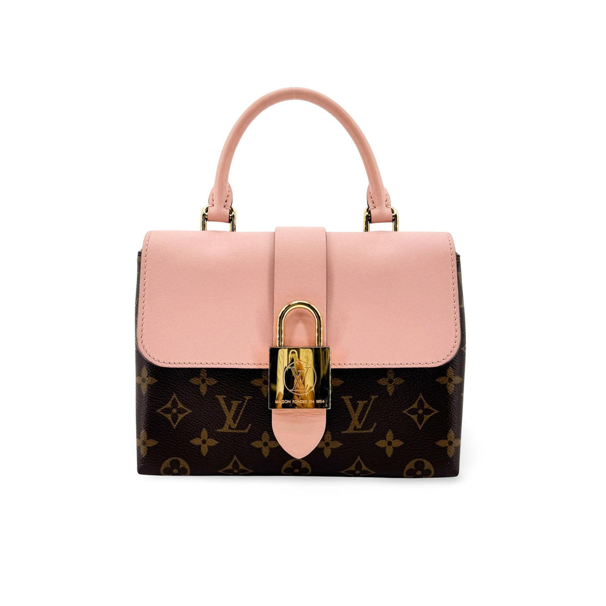 Louis Vuitton Braided Handle Locky Monogram Canvas with Leather BB