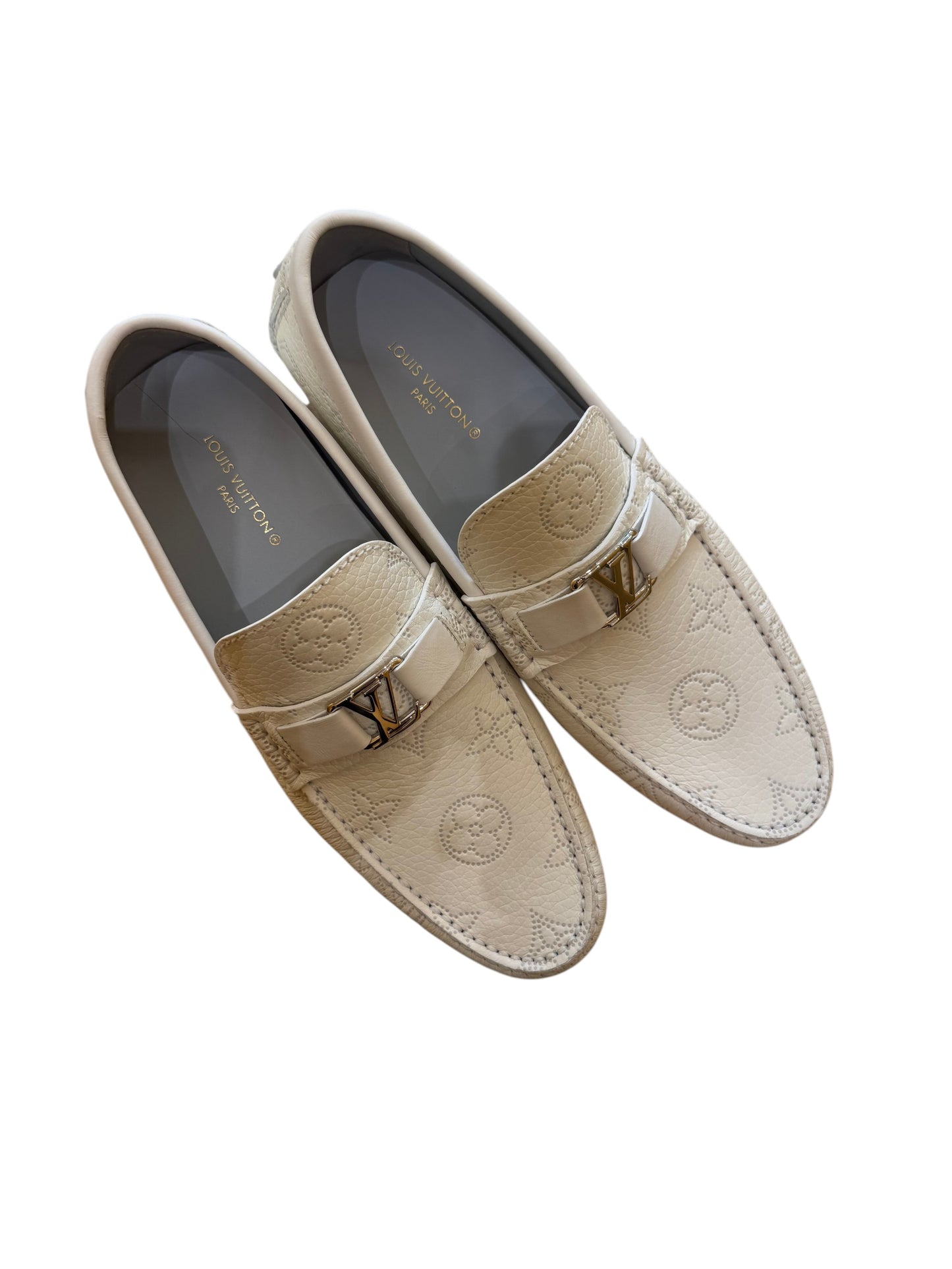 Louis Vuitton Men's Hockenheim Moccasin Loafers Suede Product Image