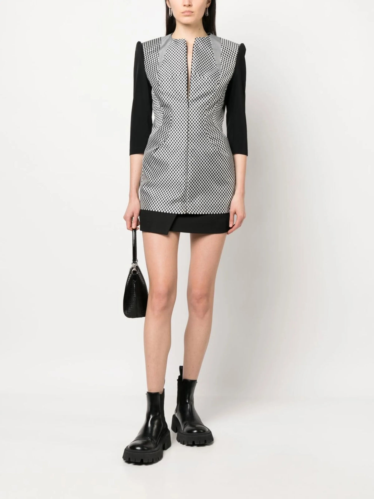 Comme des Garçons Checkerboard-print jacket checkerboard M