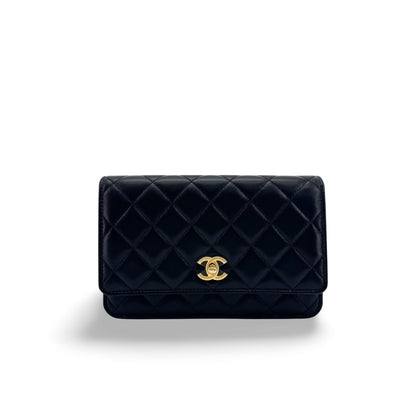 Chanel Pearl Crush Wallet on Chain Quilted Lambskin Product Image
