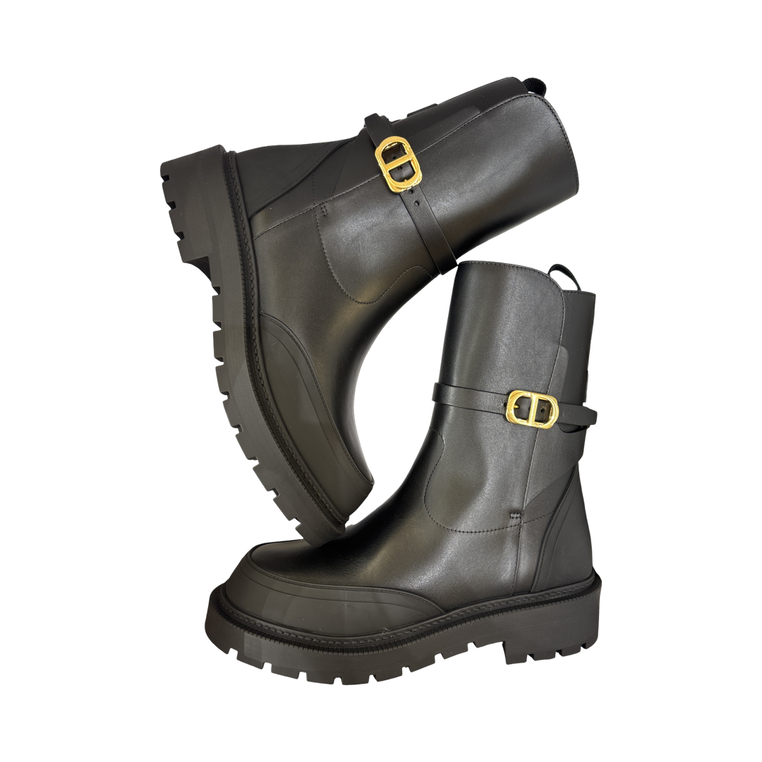 Christian Dior Women's Empreinte Ankle Boots Leather with Rubber Product Image