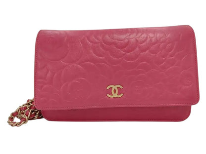 Chanel Sweet Camellia Wallet on Chain Quilted Lambskin Product Image