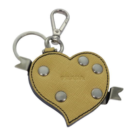 Prada Charm Logo Key Ring Saffiano Leather Product Image