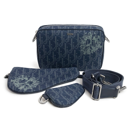 Christian Dior Saddle Tripple Oblique jacquard medium