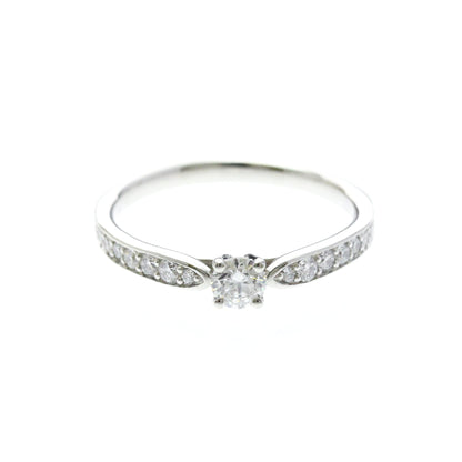 Tiffany & Co. Harmony Solitaire Platinum and Pave Diamonds with RBC Diamond F/SI1 Product Image