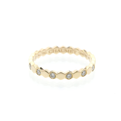 Chaumet Bee My Love Half Pave Band 18K Rose Gold with Diamonds Product Image