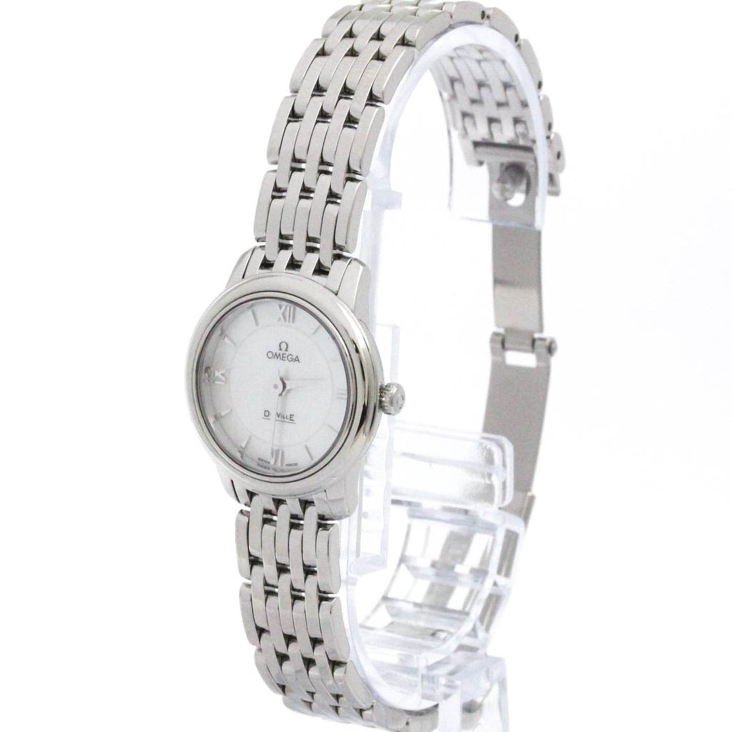 Omega De Ville Prestige Quartz Watch Stainless Steel 24