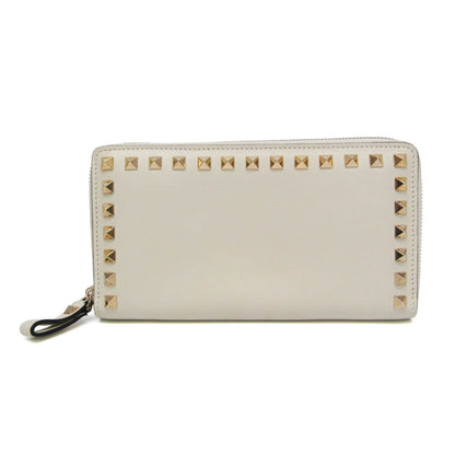 Valentino Garavani Rockstud Zip Around Leather Medium