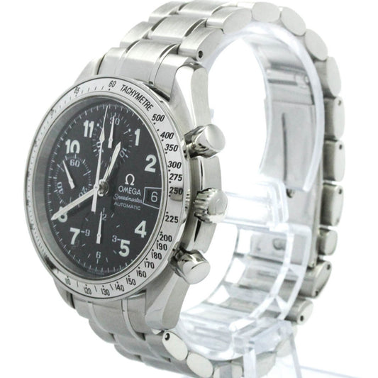 Omega Speedmaster Date Chronograph Automatic Watch Stainless Steel 39