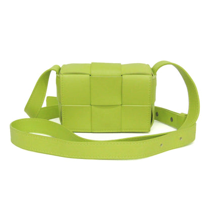 Bottega Veneta Cassette Maxi Intrecciato Leather Candy