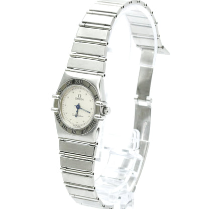 Omega Constellation Quartz Watch Stainless Steel 22