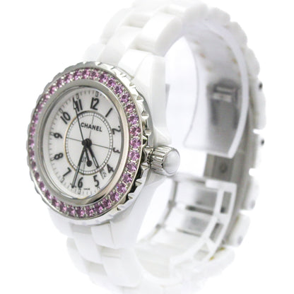 Chanel J12 Quartz Ceramic and Stainless Steel with Sapphire Bezel and Diamond Markers 33