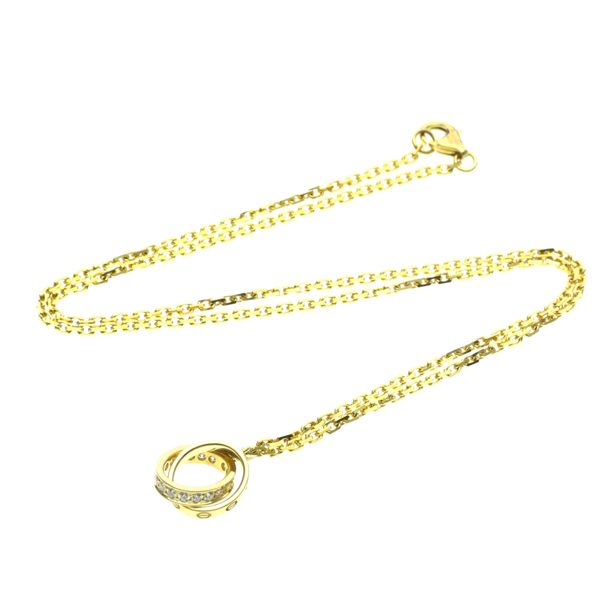 Cartier Love Interlocking 18K Rose Gold with Diamonds Product Image