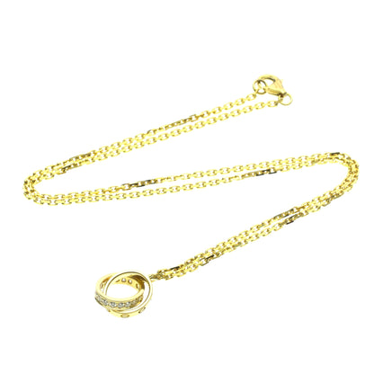 Cartier Love Interlocking 18K Rose Gold with Diamonds Product Image