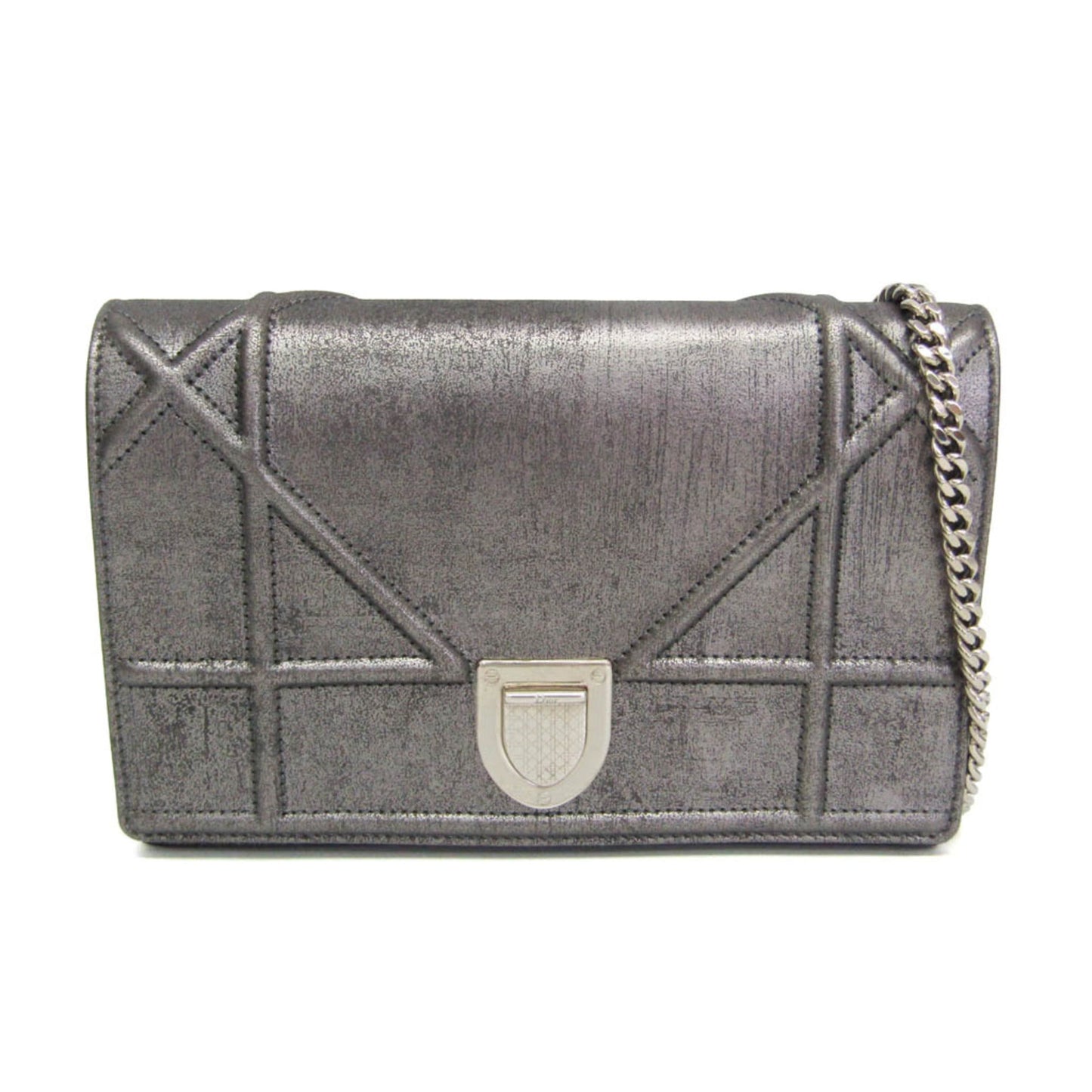 Christian Dior Diorama Chain Clutch Leather Product Image