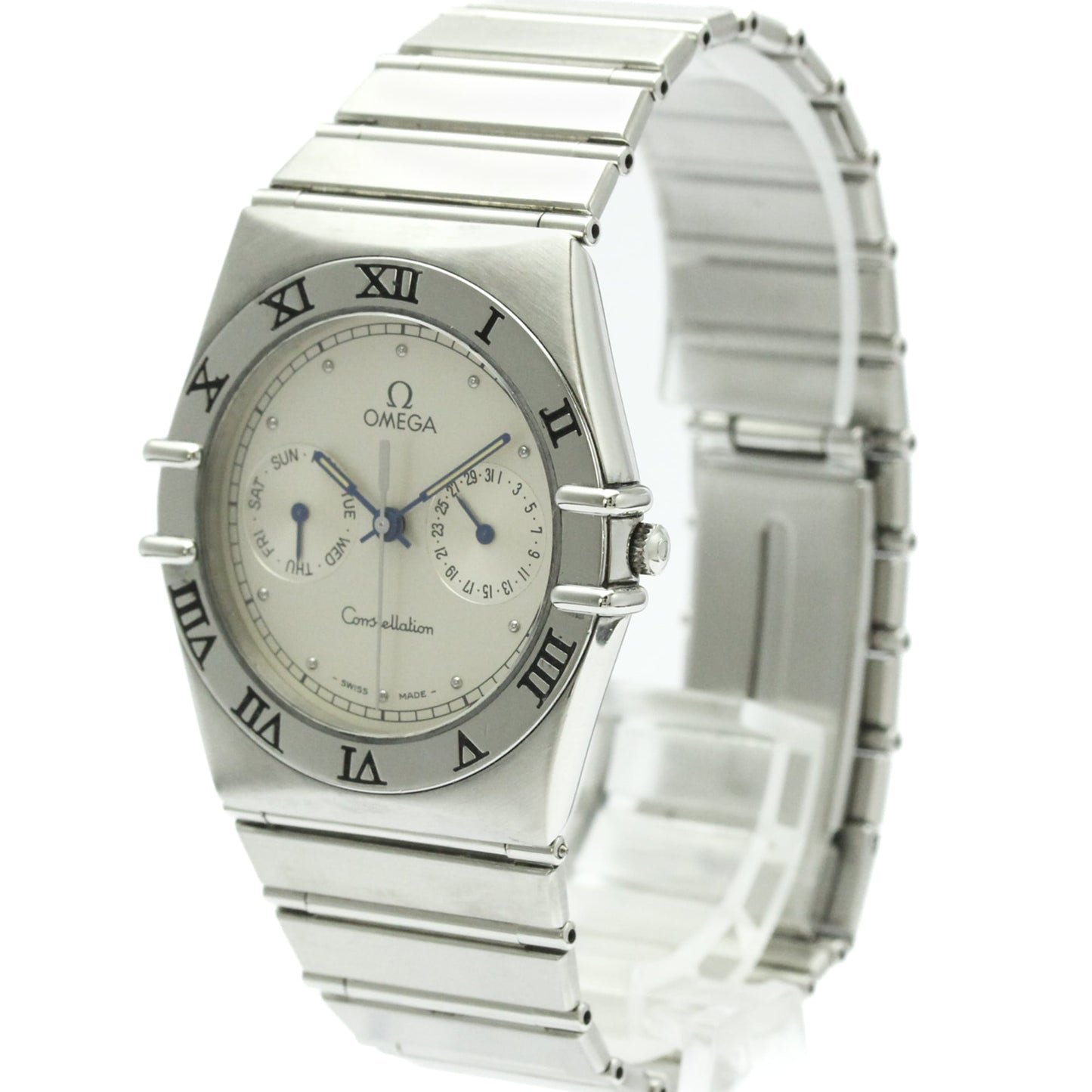 Omega Constellation Day Date Quartz Stainless Steel Product Image