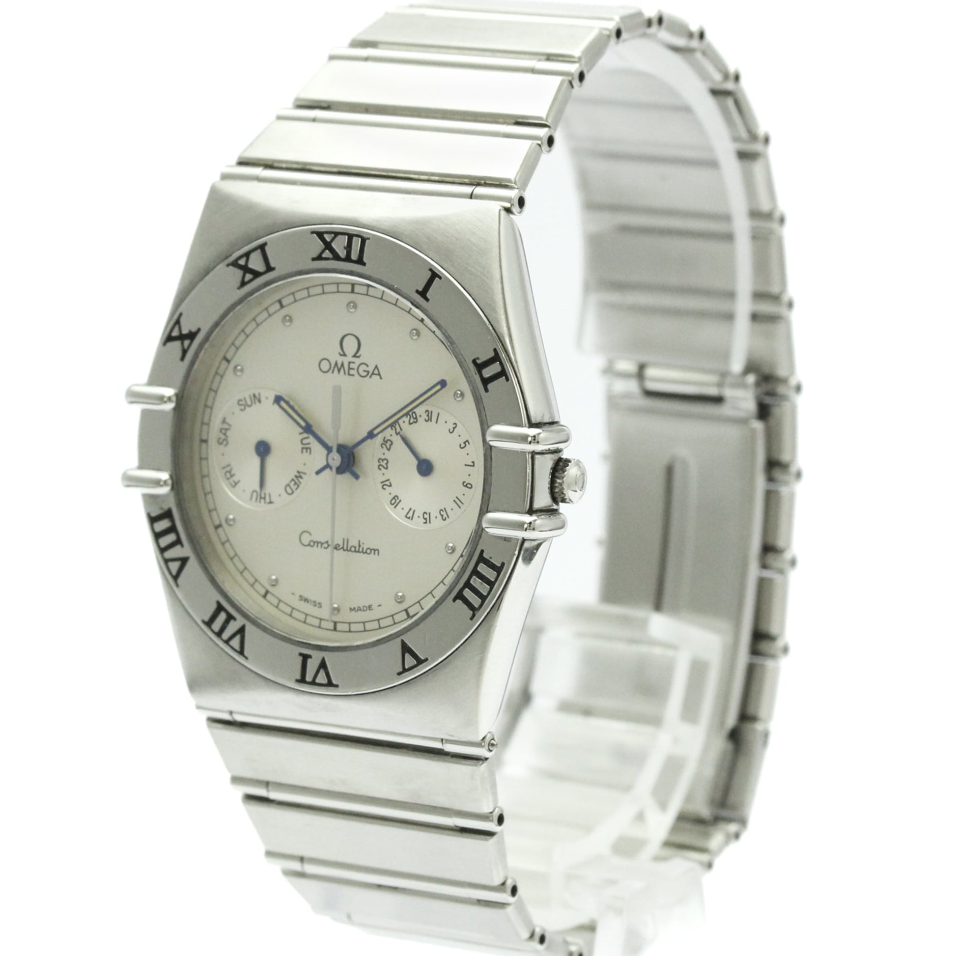 Omega Constellation Day Date Quartz Stainless Steel Product Image