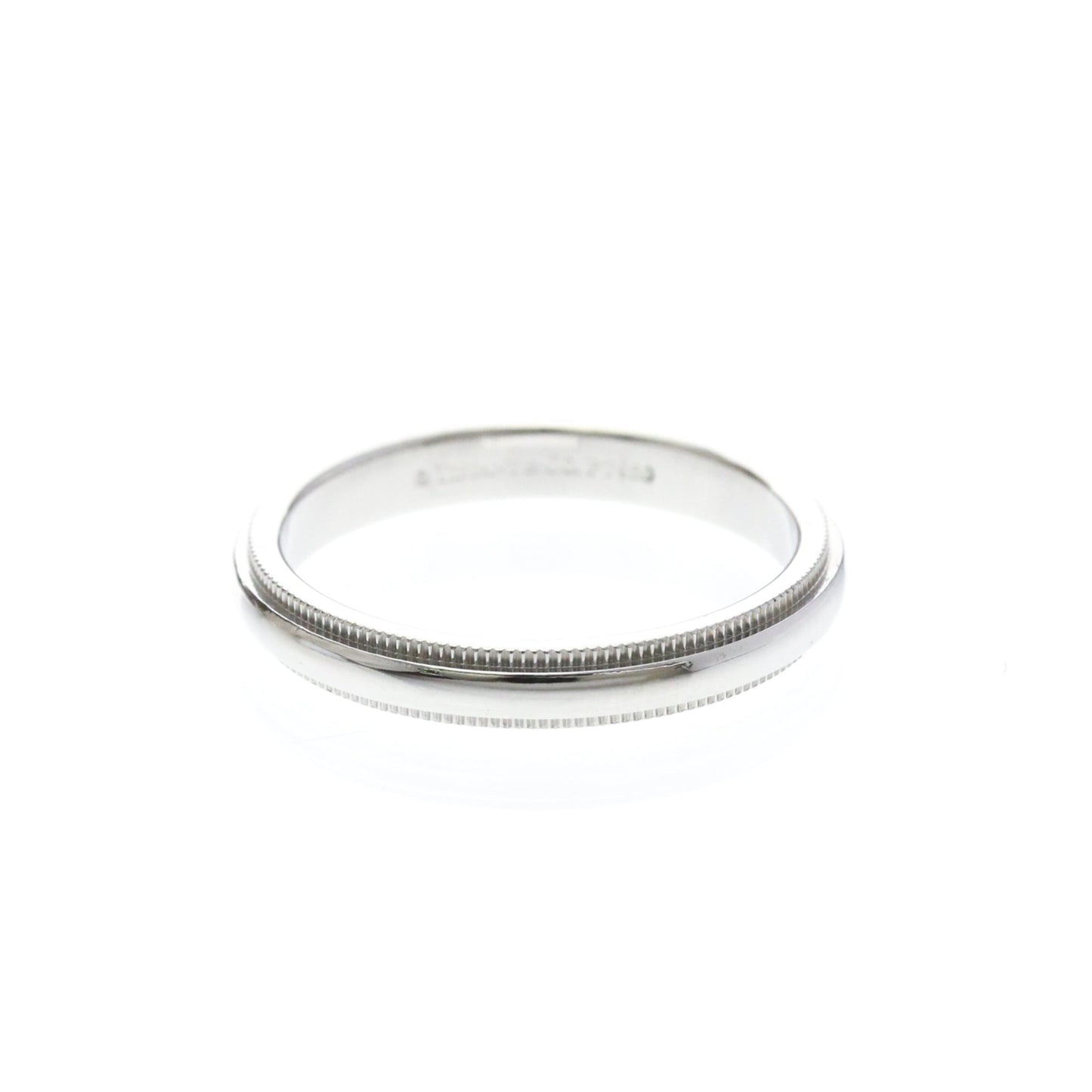 Tiffany & Co. Classic Milgrain Band Platinum 3.9mm