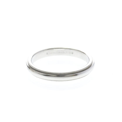 Tiffany & Co. Classic Milgrain Band Platinum 3.9mm